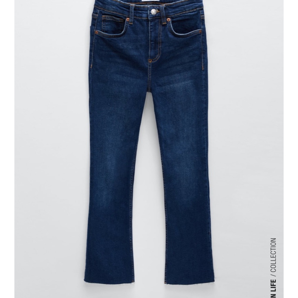 Straight leg flare jeans